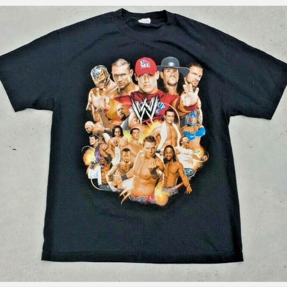WWE I Was There Canadian Tour 2011/2012 T-Shirt Size Lagre
